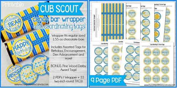{NEW IN THE SHOP} Cub Scout Printables! - My Computer is My Canvas