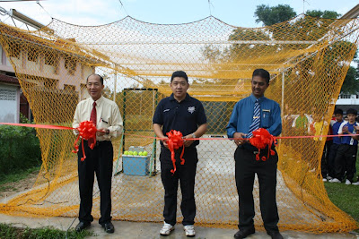 Perasmian Batting Cage dan Pitching Machine di SMK Tanah Putih, Pahang