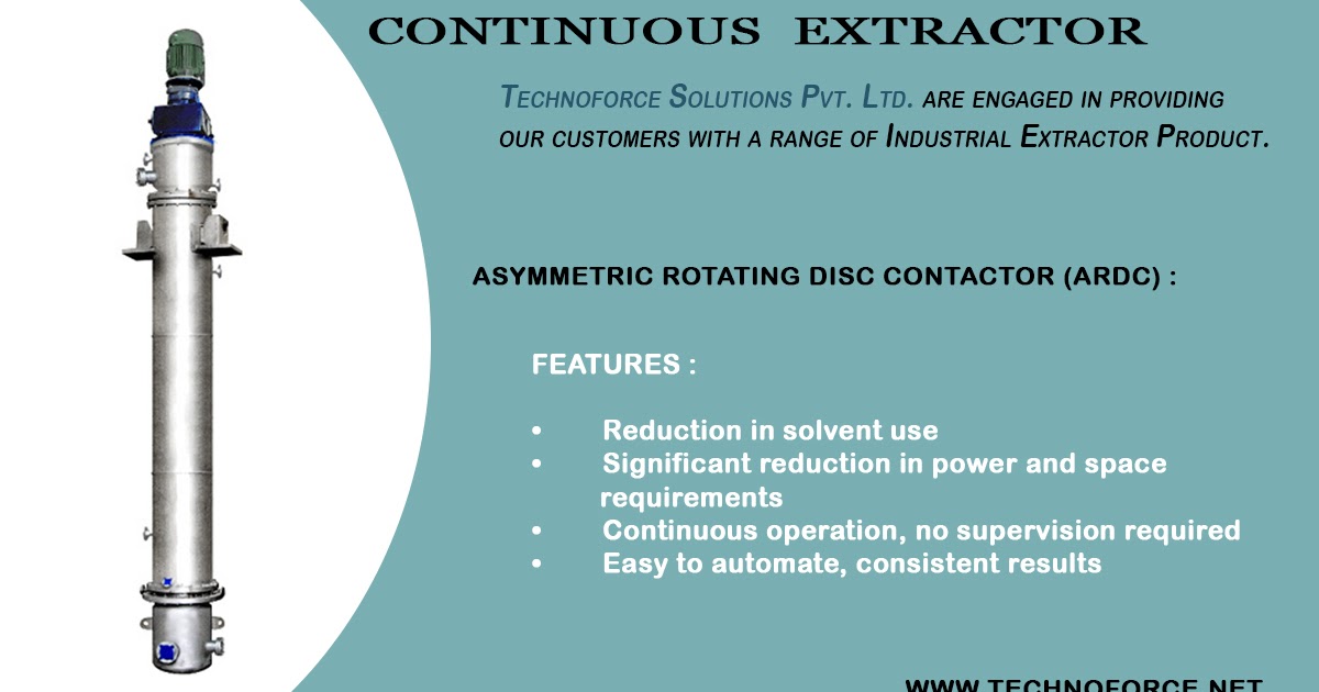 Continuous Extractor Extracting Machinery Supplier