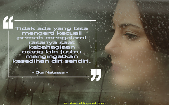 Kata Bijak Tentang Kesedihan - QUOTWEB