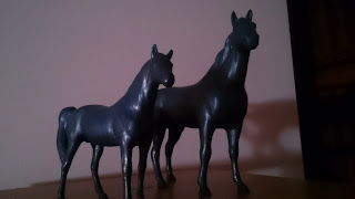 Pequenas mudanças....em DIY, Estátuas de gesso, cavalos, 