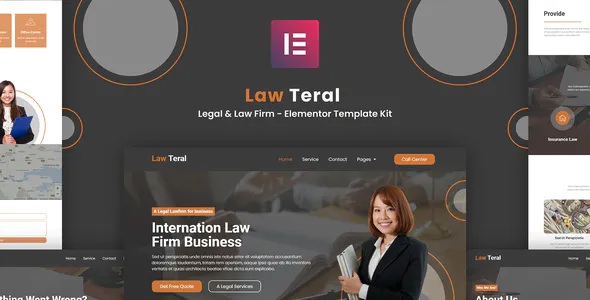 Best Legal & Law Firm Elementor Template Kit