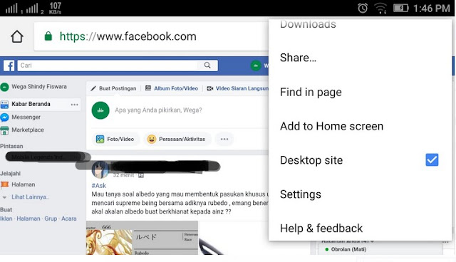 Cara Merubah Tampilan Browser Mobile ke Desktop pada Android, Mudah! Cara Merubah Tampilan Browser Mobile ke Desktop pada Android, Mudah!