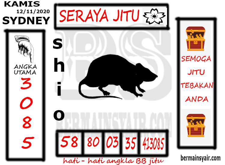 Kode Syair SDY Hari Ini Kamis 12112020 Bocoran Togel