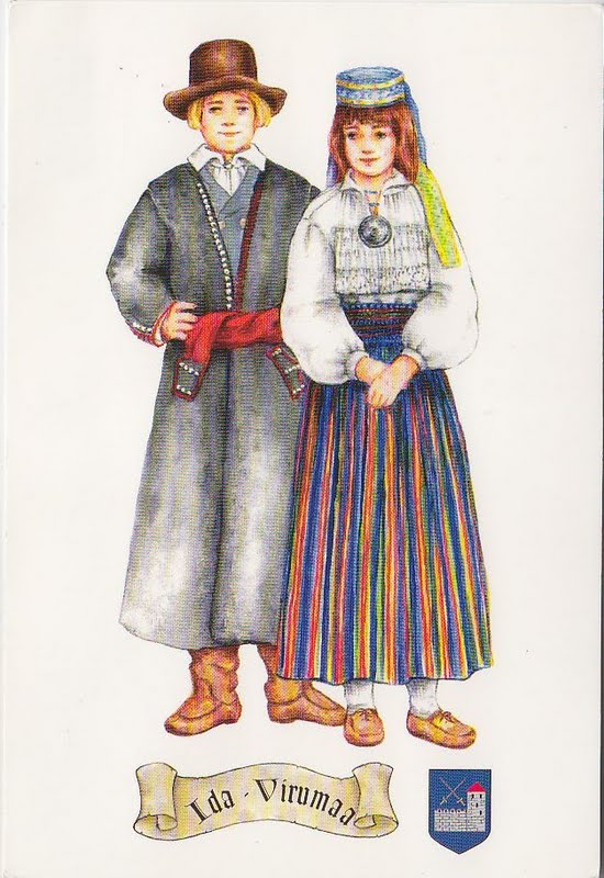 Эстония национальный костюм женский