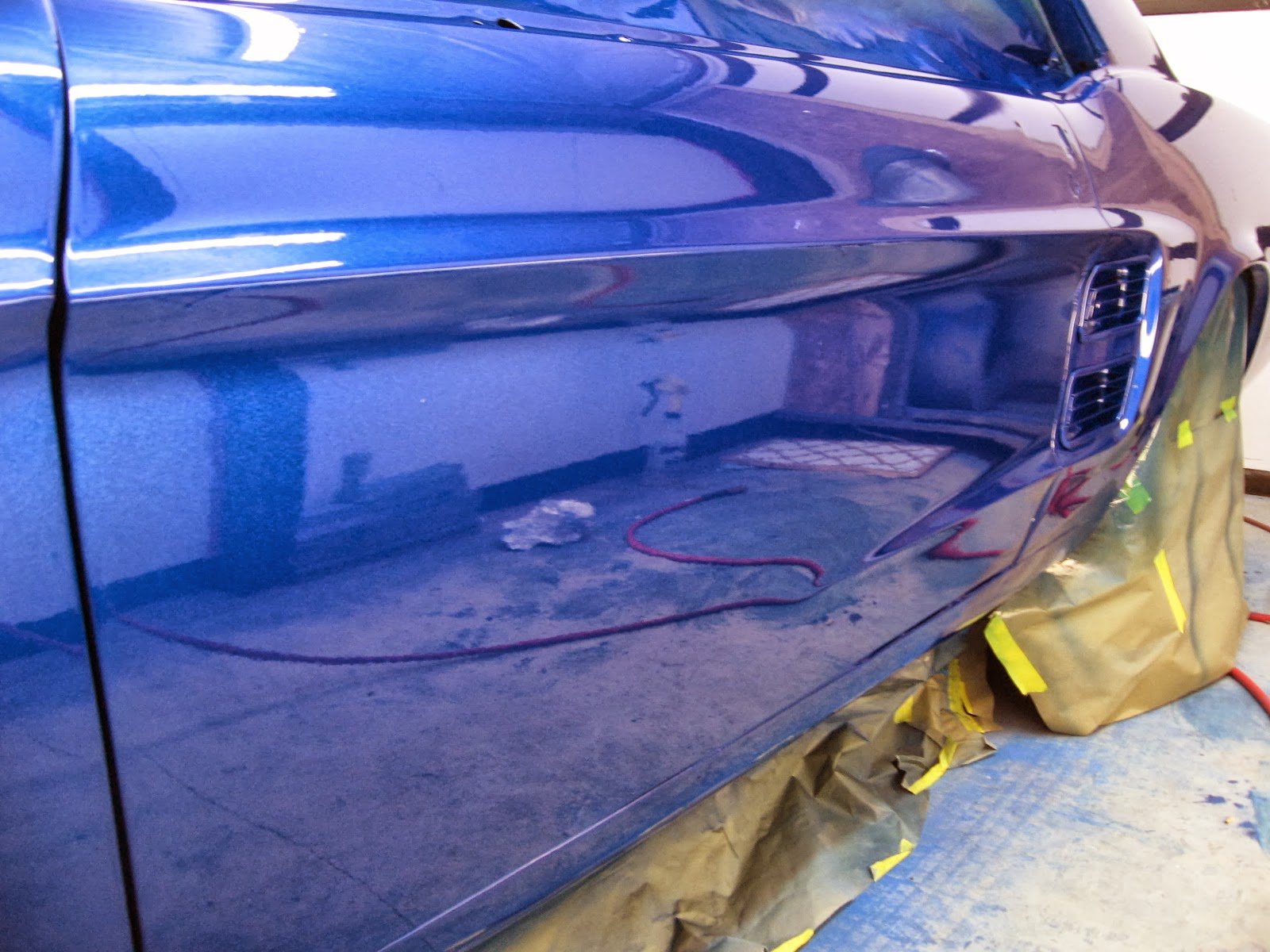 1967 Mustang Restoration Paint part III Spraying clear coat