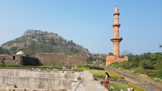 Chand Minar in the distant