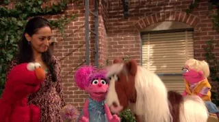 Elmo, Leela, Judy, Abby Cadabby, horse, Sesame Street Episode 4419 Judy and the Beast season 44