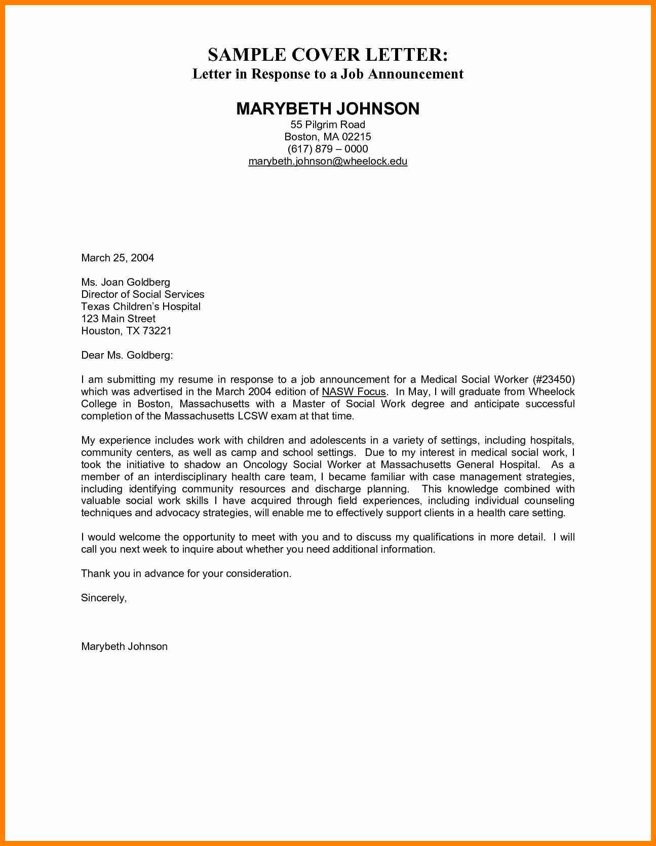 Job Cover Letter Format 2018 Birthday Letter