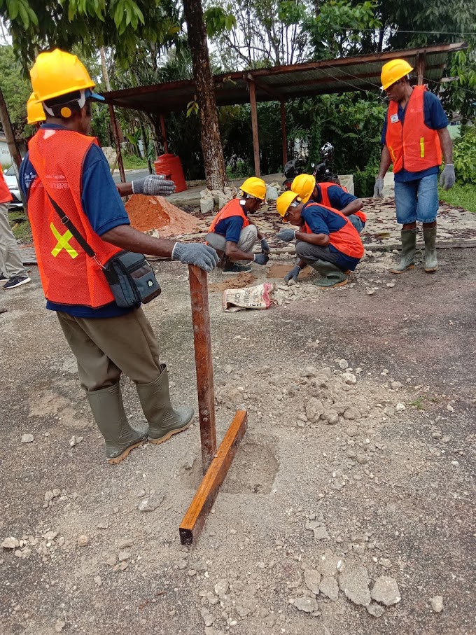 Kegiatan uji sertifiksi tukang batu dan tukang kayu oleh balai jasa konstruksi wilayah vIi papu