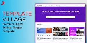 Templates Village Premium Blogger Template Free Download Templates Village Premium Blogger Template Free Download