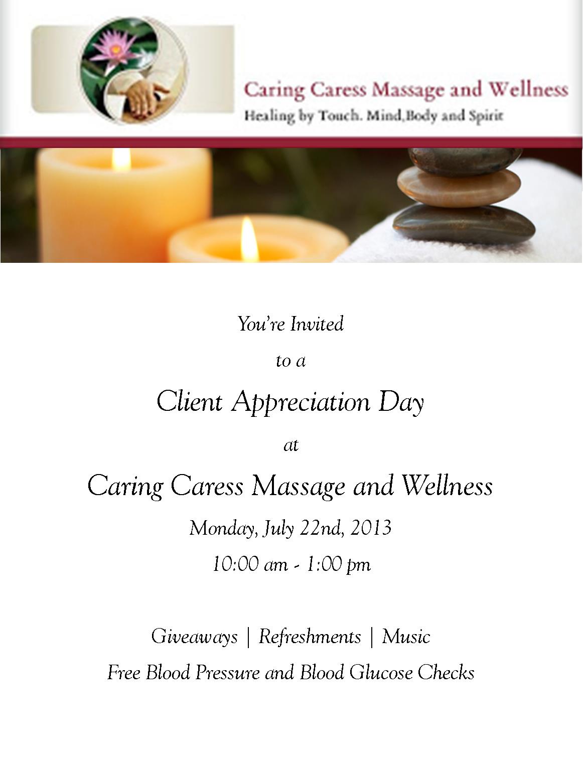 Caruthersville Chamber of Commerce Caring Caress Massage and Wellness Announces Client