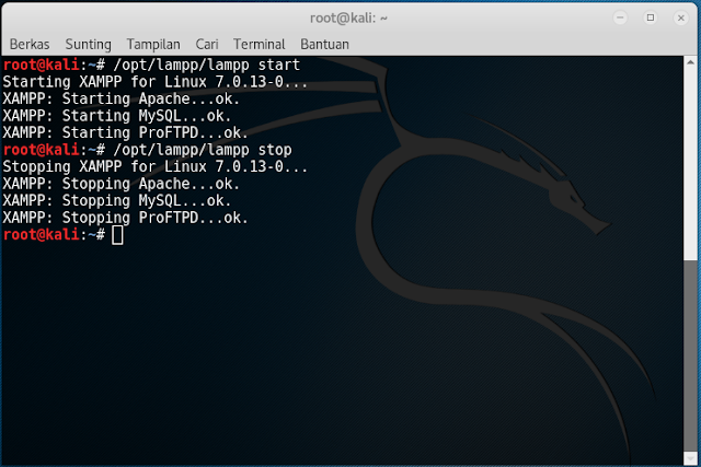 Cara Install XAMPP Web Server pada Kali Linux