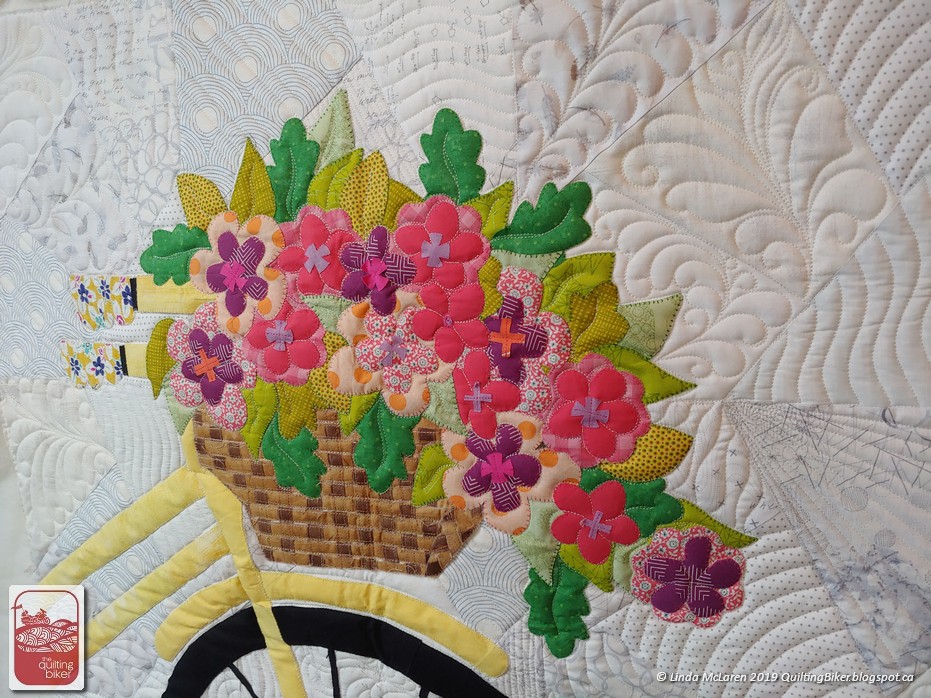 Client Quilt Blossoms and Spokes