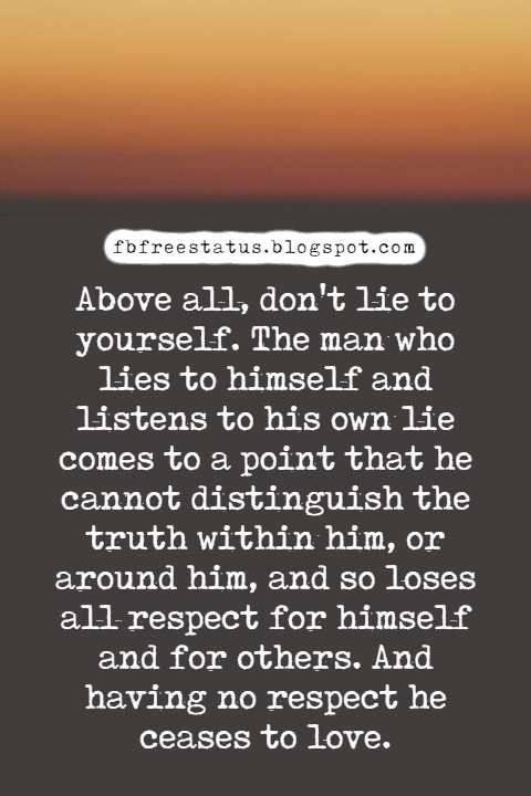 When someone is lying and you know the truth quotes