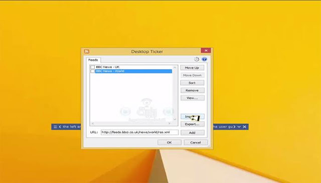 تعرف على طريقة عرض شريط الأخبار الدولية على سطح مكتب الحاسوب 2