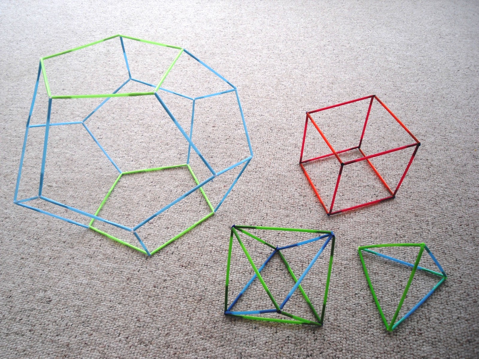 How To Make 3d Shapes With Straws