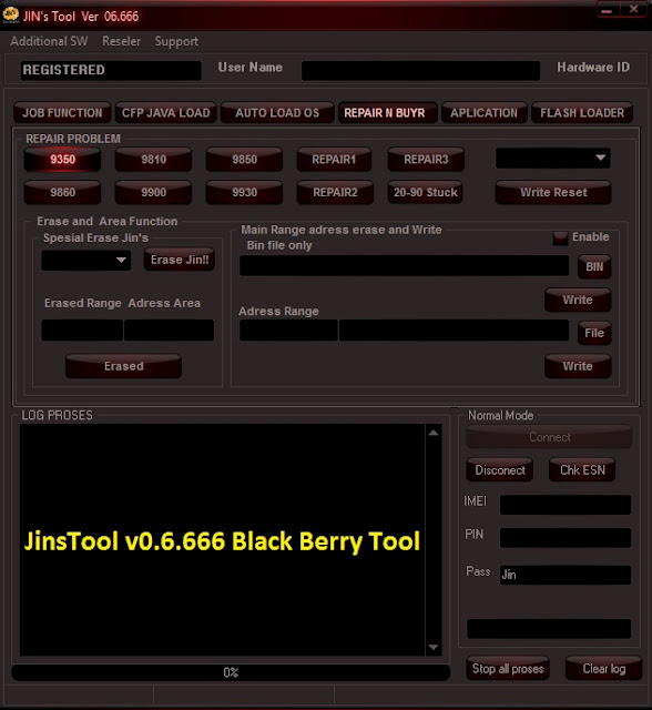 JinsTool v0.6.666 Black Berry Tool Free Download