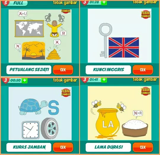 Jawaban Tebak Gambar Level 29 Tebak Gambar