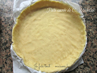 Pâte à tarte sucrée de Christophe Michalak