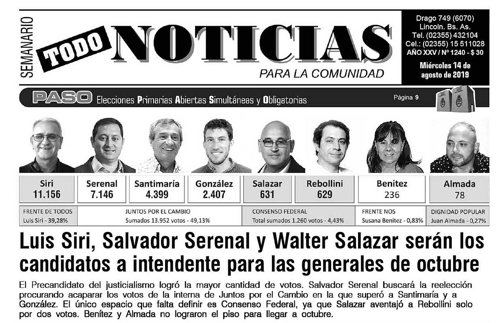 Elecciones Generales, datos y cobertura Elecciones Generales, datos y cobertura