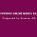 +1 Physics Online Model Examination May 2020