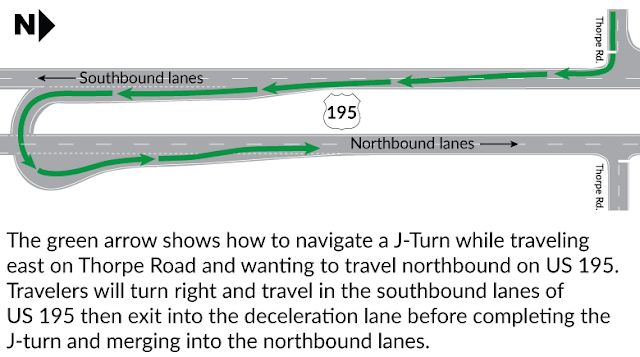 The Wsdot Blog Washington State Department Of Transportation First Eastern Washington J Turn Opening In Spokane