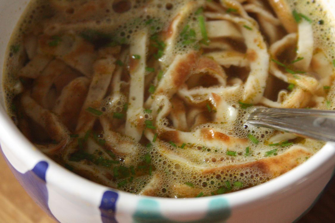 Oma und Opas Küche: Frittatensuppe Oma und Opas Küche: Frittatensuppe