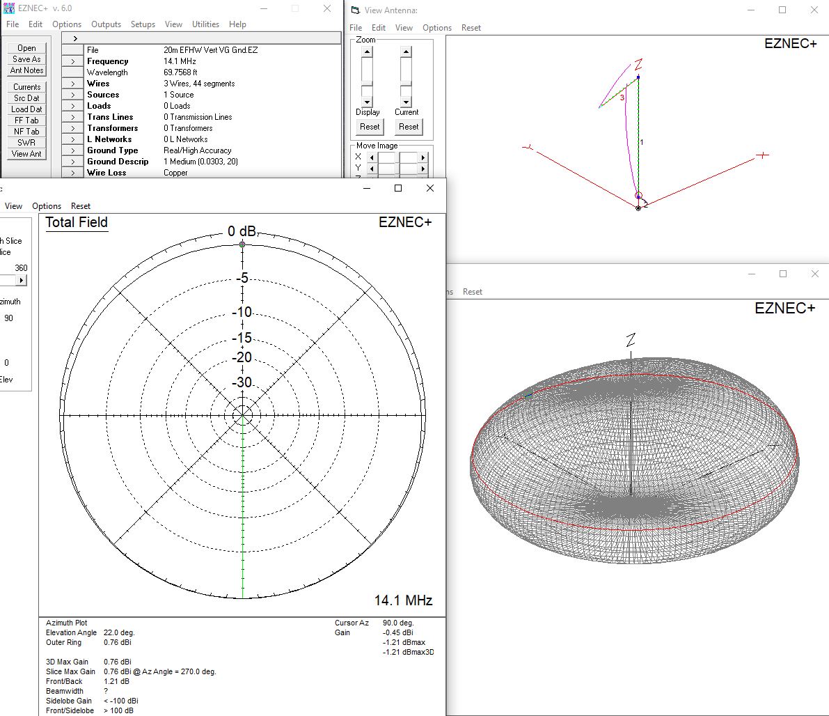 WV0H Myron End Fed Vertical Antenna Variations