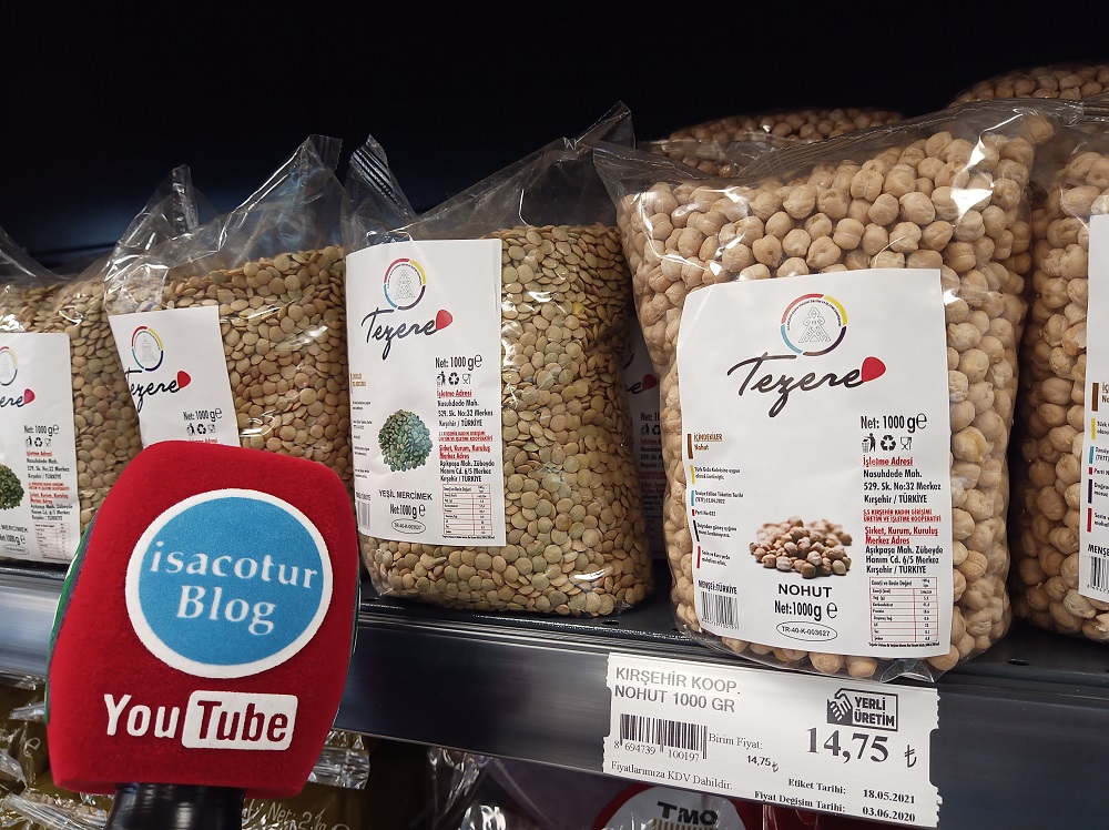 Başkent Market Kızılay Kırşehir Kadın Girişimi Kooperatifi TEZENE NOHUT