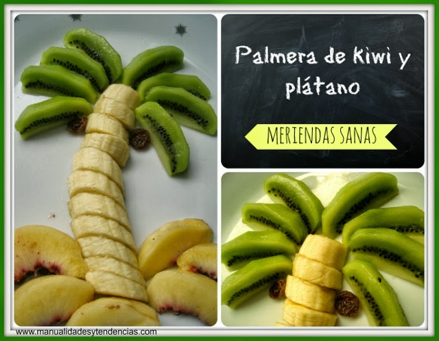 Palmera de kiwi y plátano / Kiwi and banana alm tree / Palmier de Kiwi et bananne