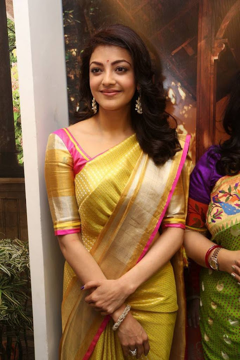 Kajal Aggarwal Stills At Trisha Designer Store Launch In Banjara Hills
