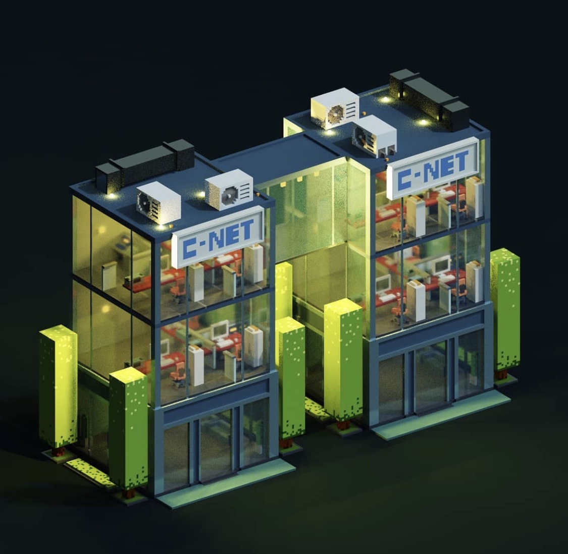 Best Voxel Art Buildings