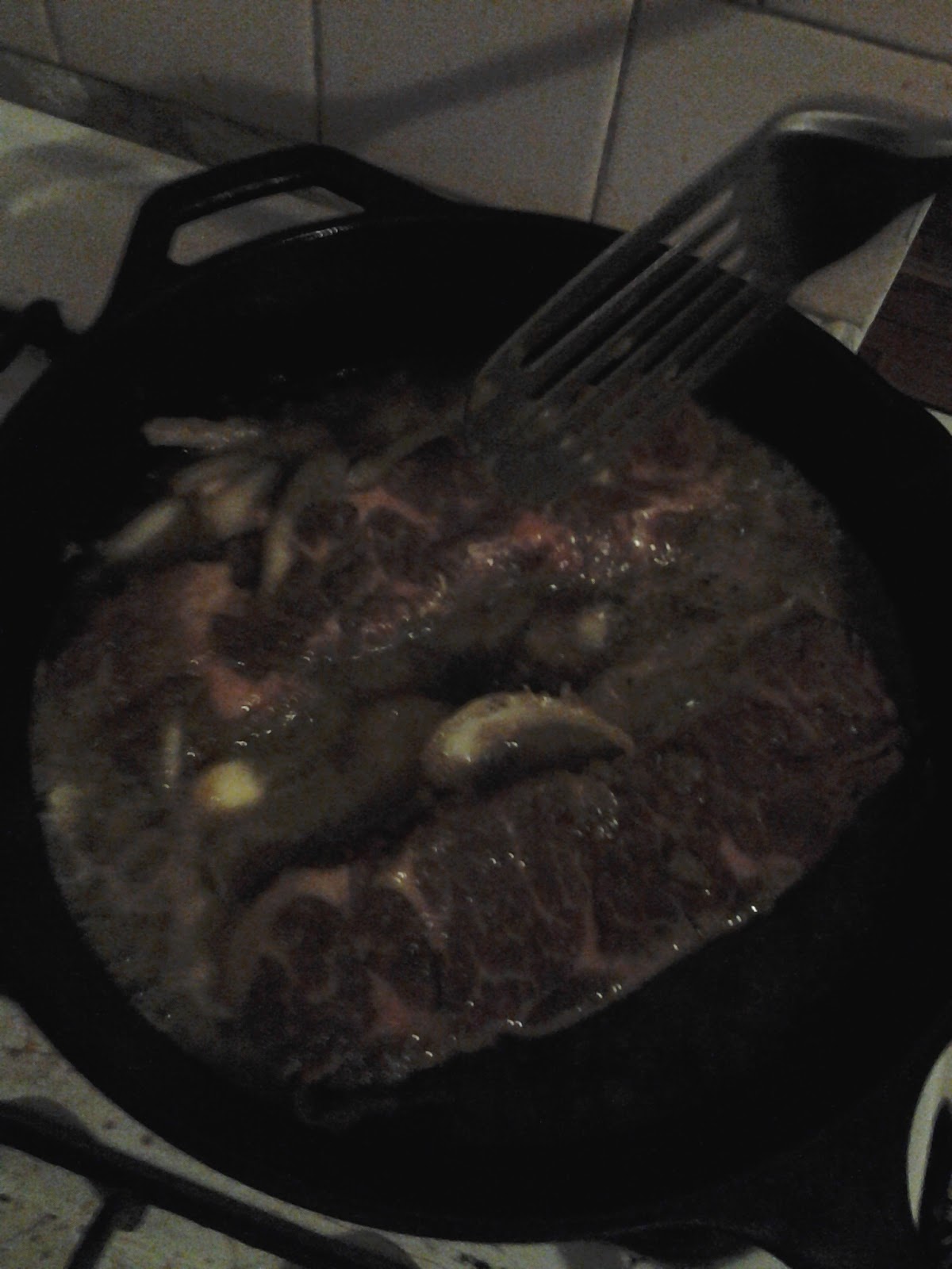 Sake to Sakana Japanese style garlic onion steak