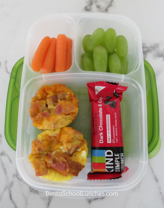 Bento School Lunches 4 Grab and Go Muffins For School Lunch Box (with Recipe)