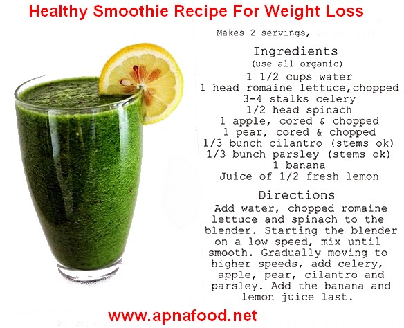 Breakfast Drink For Weight Loss