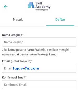 Cara membeli pelatihan prakerja di skill academi