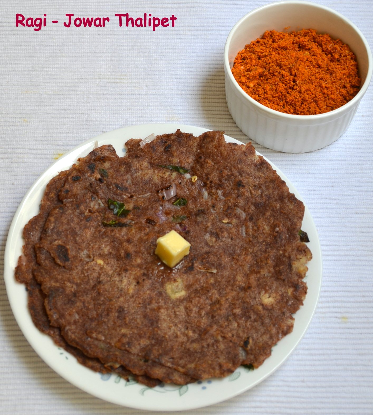Palateo: Ragi - Jowar Thalipeth