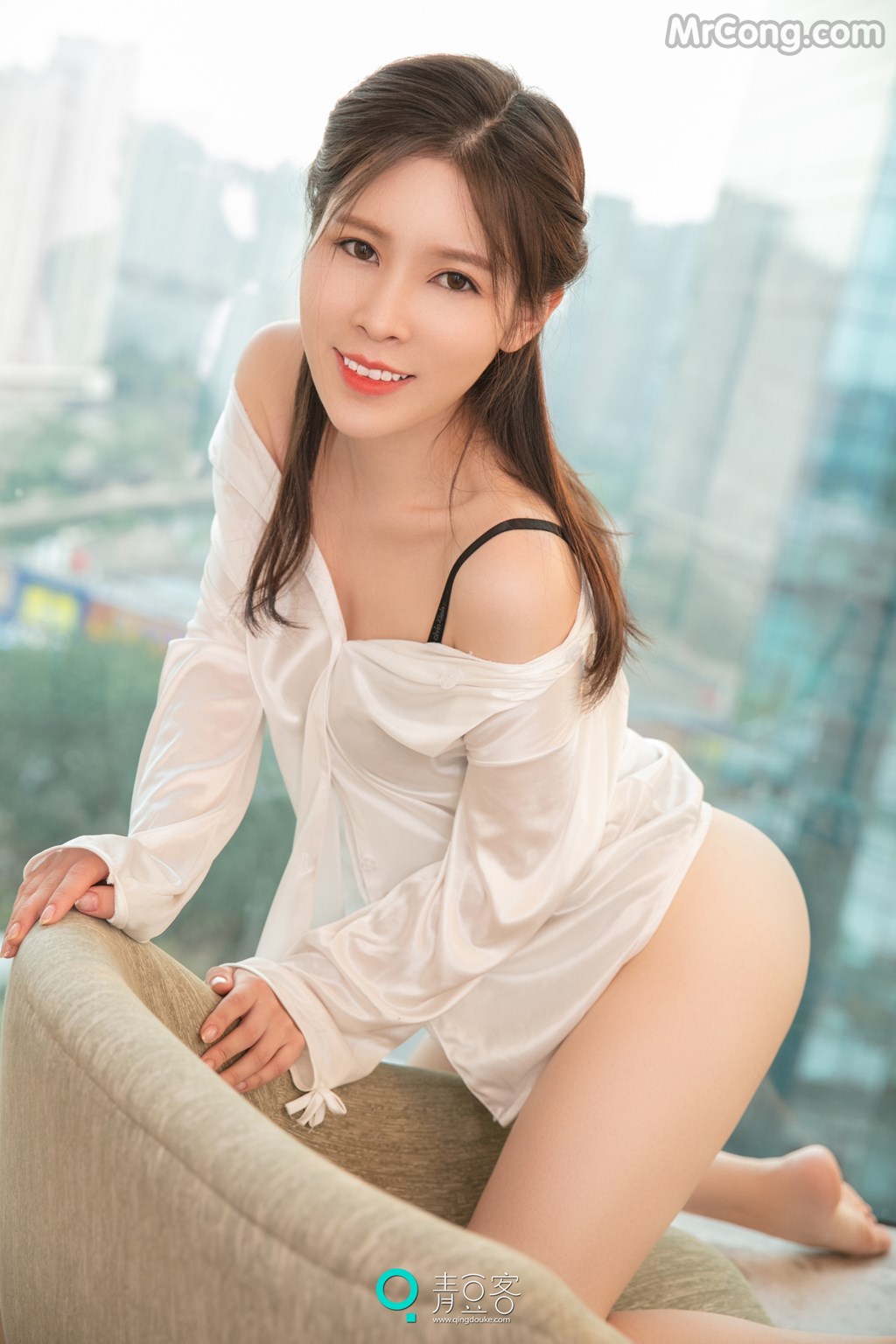 QingDouKe 2017-06-22: Model Bai Miao Er (白 喵 儿) (53 photos) photo 3-8