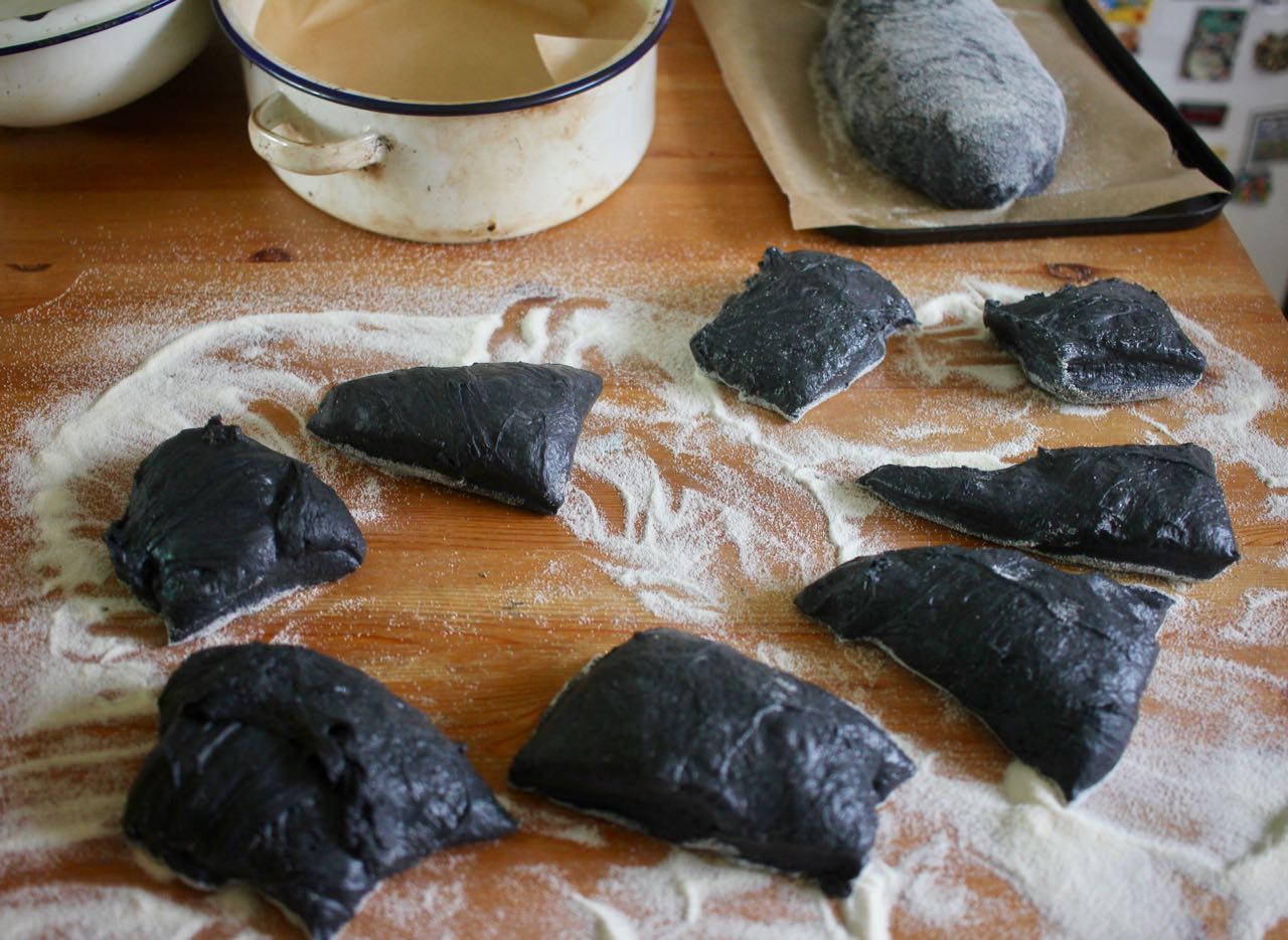 Green Gourmet Giraffe Charcoal overnight sourdough bread