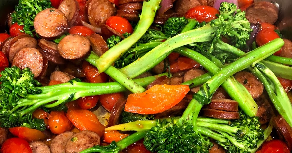 Recipe Review Quick Sausage Skillet with Cherry Tomatoes and