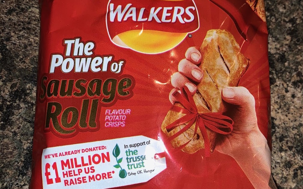 FOODSTUFF FINDS The Power of Sausage Roll Walkers Crisps (Asda) By