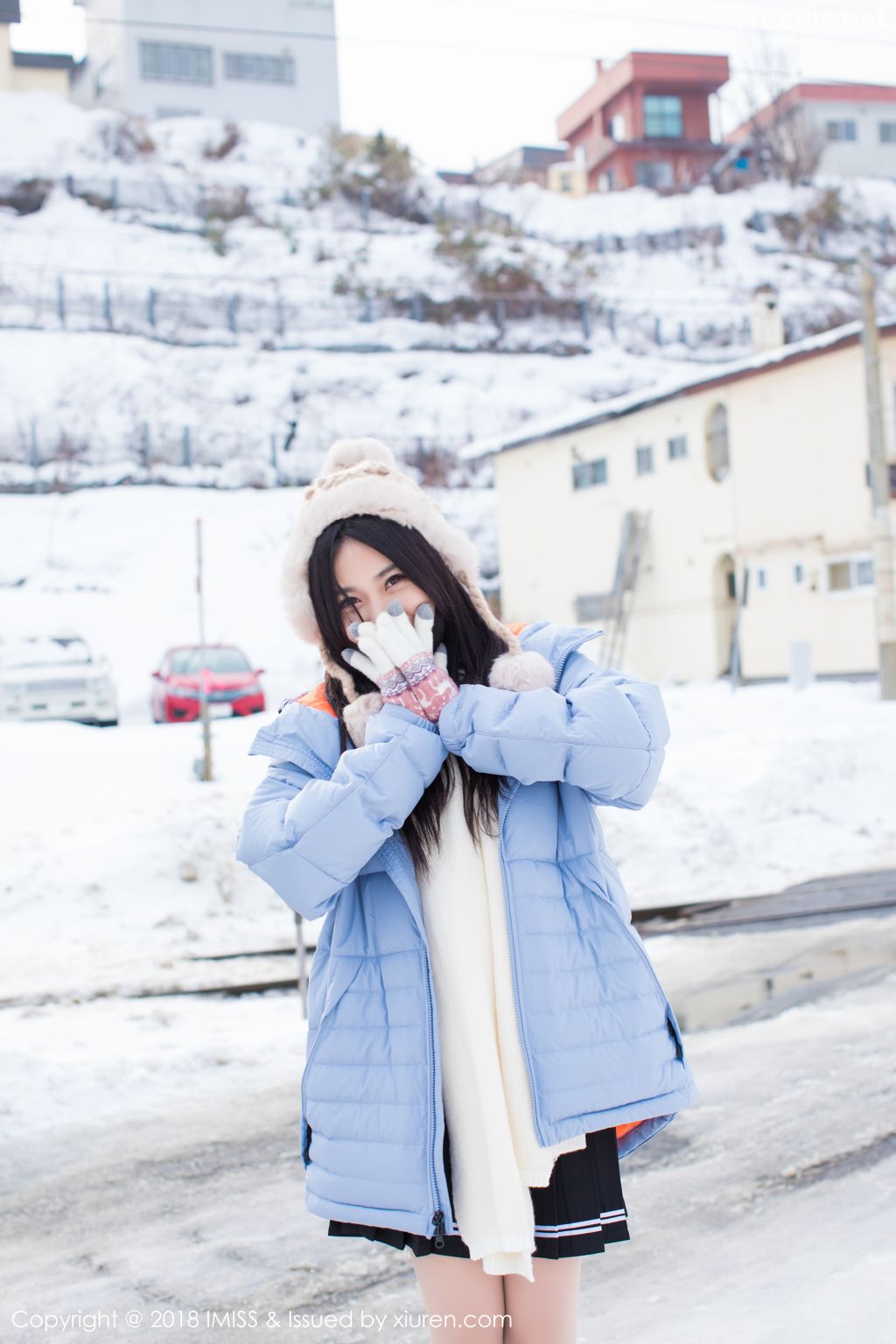 Image-IMISS-Vol.262-Sabrina model–Xu-Nuo-许诺-Sparkling-White-Snow-TruePic.net- Picture-25