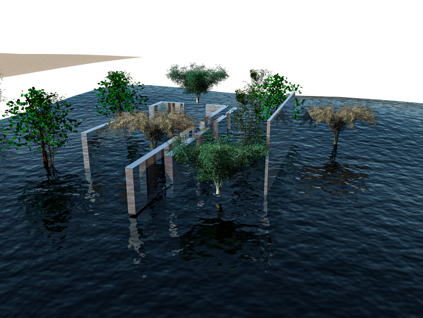 WALK ON WATER WALK ON SAND installation