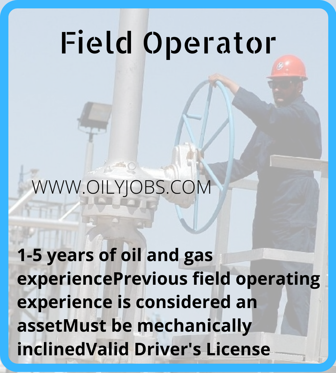 Job title Field Operator