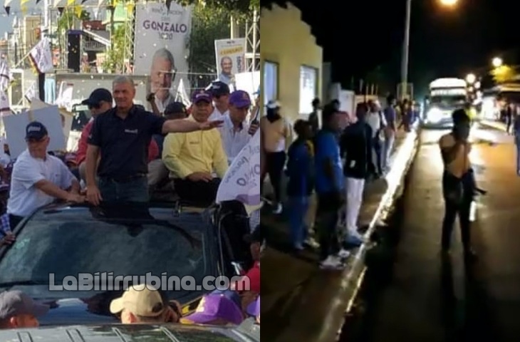 Video: Participantes en caravana de Gonzalo protestan porque no les pagaron Gonzalo Castillo