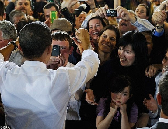 Photo : オバマ大統領のトークにちっともウケない女の子