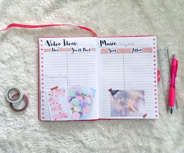 Plan With Me July 2018 Bullet Journal Setup