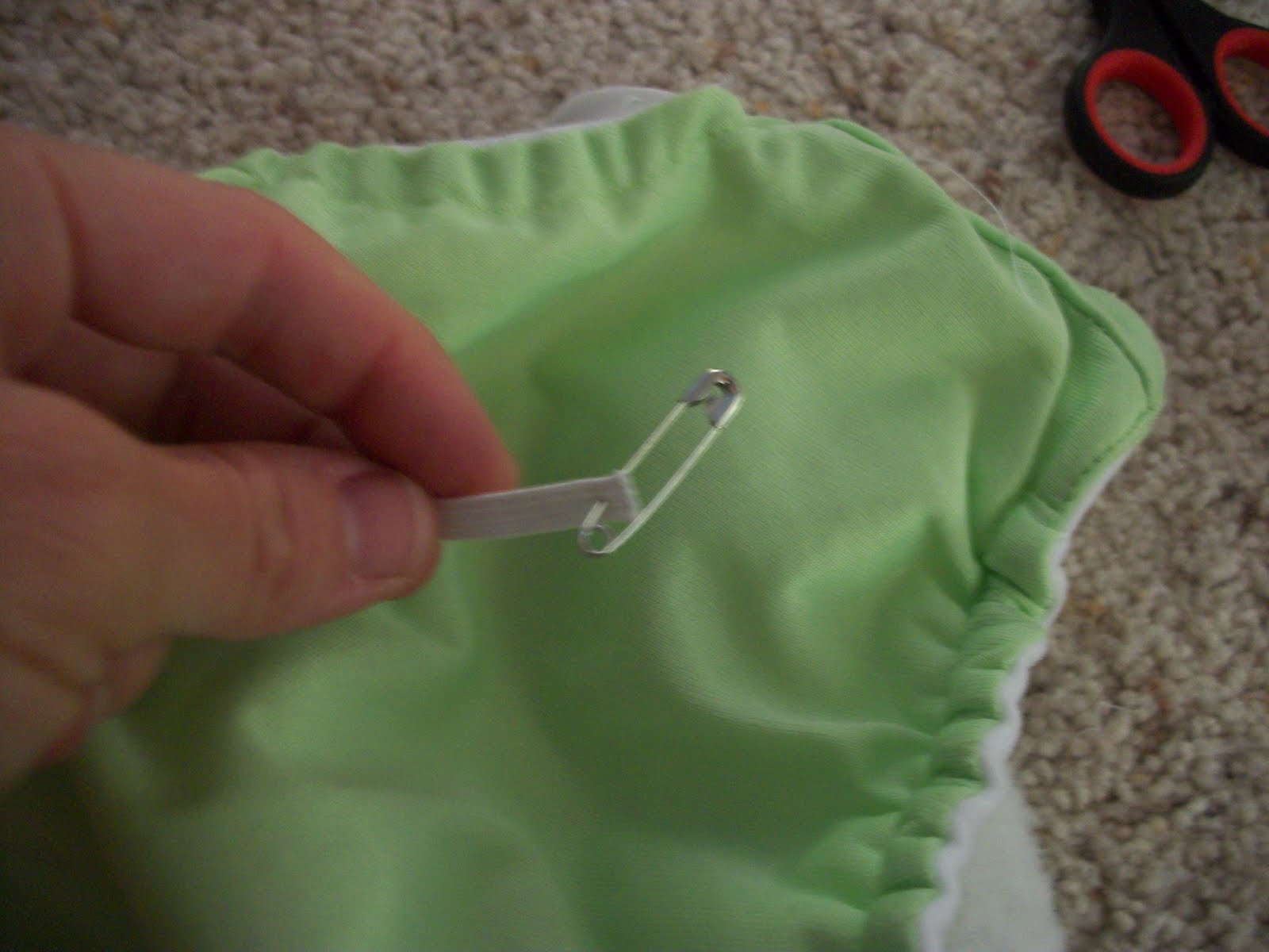 Simple Diaper-Sewing Tutorials: Replacing bad or damaged elastics (by hand)