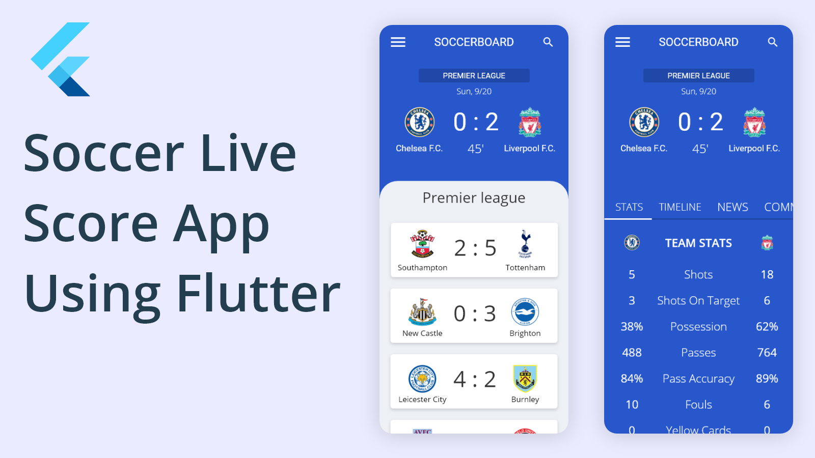 Make a Football Scoreboard App with Flutter DoctorCode